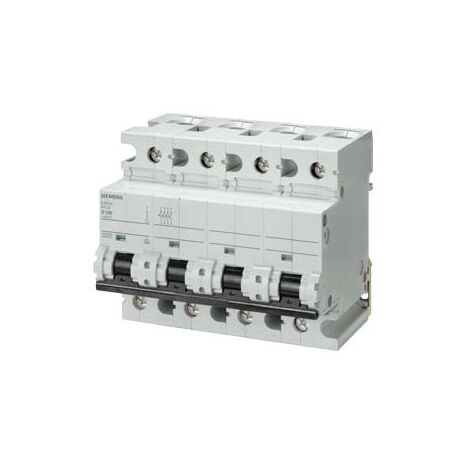 Interruttore magnetotermico 4 poli 400V 10kA curva D 100A Siemens 5SP44918