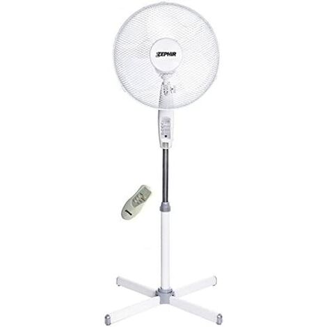 Zephir Ventilatore bianco a piantana, 45 W, AC, 40 cm, 430 mm