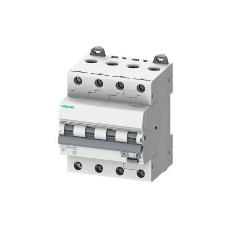 Interruttore Magnetotermico Differenziale Rcbo, 6 Ka, 4P Tipo A, 300 Ma, C-Char, In: 20 A Un: 400 V