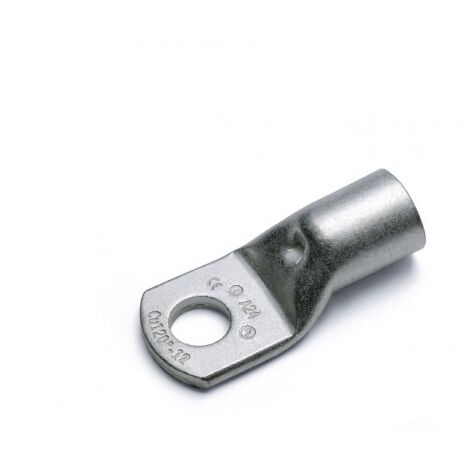 Terminale Occhiello Con Tubo M6 25Mm2 Da Crimpare Stagnato
