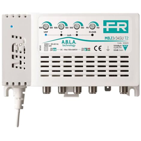 Centralino Fracarro MBJ3r345U T2 4 Ingressi Autoalimentato Amplificatore Segnale TV Mod.223615 (1/2)