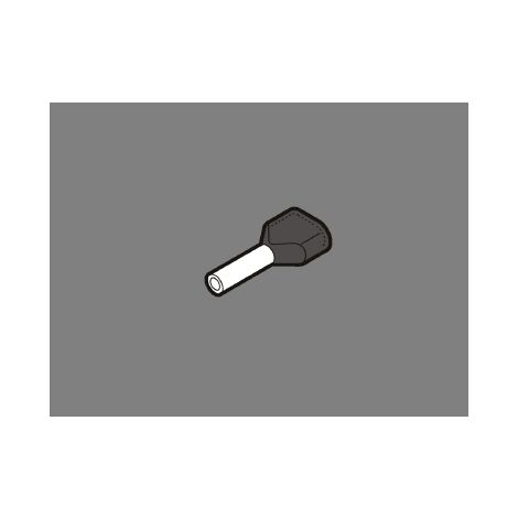 Tubetto isolato 2,5mm² passo 8mm CEMPKD2508 per connessioni standard