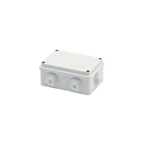 Cassetta Di Derivazione Con Coperchio Basso A Vite Ip44 Dimensioni Interne 120x80x50 Pareti Con Passacavi