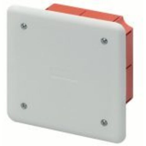 Cassetta Di Derivazione e Connessione per pareti in muratura Dimensione 92x92x45 Coperchio Bianco RAL