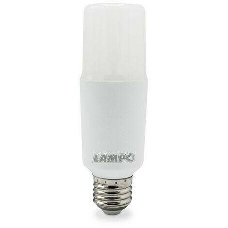 Lampada LED E27 15W Luce fredda, 6500K, 1400 Lumen, Tubolare allungata, Apertura luce 220°, A+