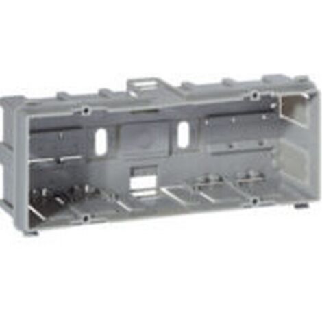 OBO BETTERMAN UT4 45 - Portapparecchi Per Impianti Elettrici, 4 Posti, Dimensioni 208x76x40 Mm