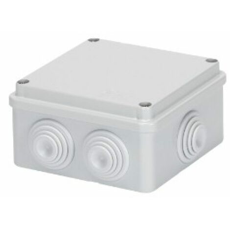 Cassetta Di Derivazione Con Coperchio Basso A Vite IP44 Dimensioni Interne 100x100x50 Pareti Con Passacavi