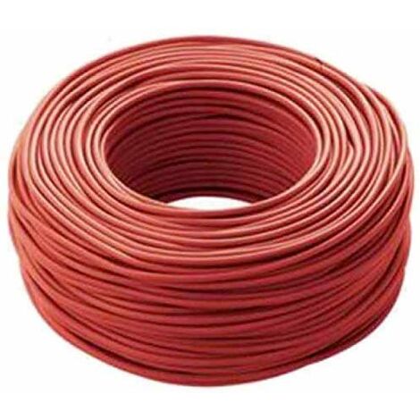 Cavo Elettrico FS17, Unipolare Isolante, Impianti Elettrici, Case, Imprese Edili, 450/750 V, 1 x 1 mm, Rosso