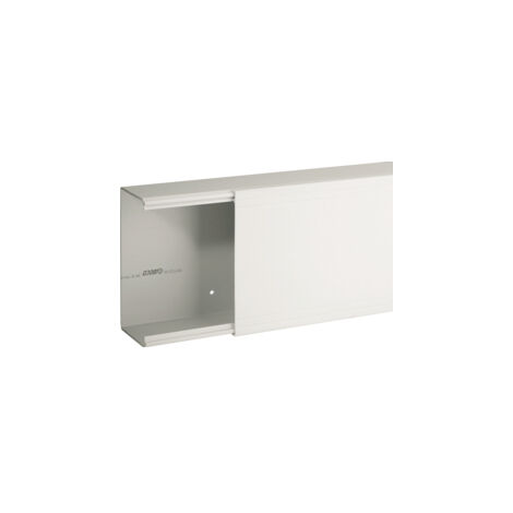 TA-EN 150x80 W Canalina Porta Cavi a base piana, Bianco