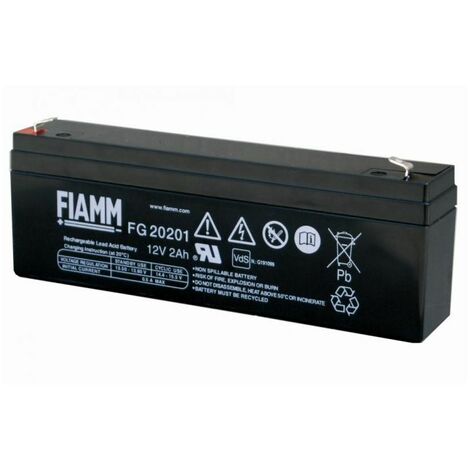 Batteria al piombo Fiamm, 12V, 2Ah, 178 x 35 x 67mm, -20  +50°C