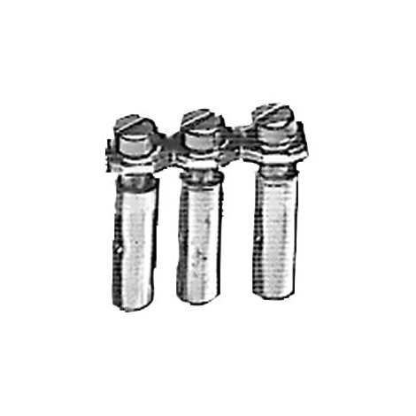 Yibuy 10 morsetti a forma di U in acciaio inox 50 mm di altezza