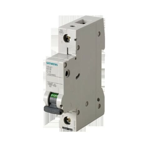 Interruttore Magnetotermico ICN 6000A ICU 6KA 1P C1 – SIEMENS 5SL61017BB