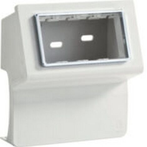 Bocchiotti scn 4 ap w scatola porta apparecchi pepita per canale cornice tcn bianco b04267 (1/2)