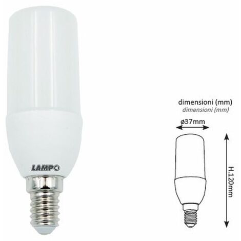 Lampada led tubolare E27 30W 4000K Luce Naturale Lampo