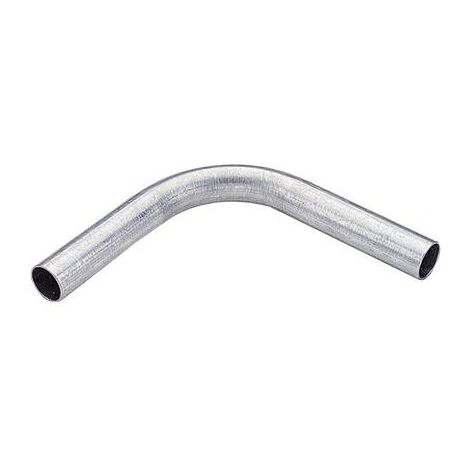 Curva TAZ a 90 gradi ricavate da tubo TAZ, Materiale acciaio zincato secondo EURONORM 142/95 e 147/91, Diametro esterno tubo 40mm