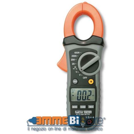 Pinza amperometrica per correnti AC fino a 600A HT4010