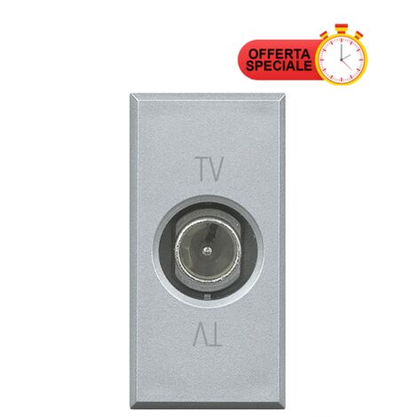Presa TV passante maschio, serie Axolute, direzione diretta  BTIHC4202P