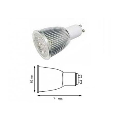 10 PEZZI LAMPADINA LED GU10 8W FARETTO SPOTLIGHT SMD 110° 620 LUMEN UNIVERSO