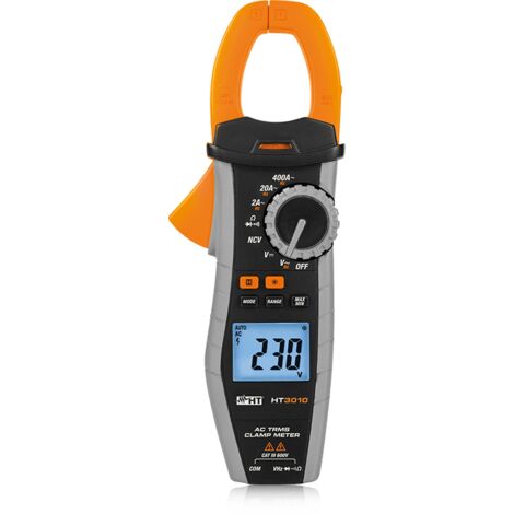 Pinza Amperometrica TRMS per corrente AC 400A e Tensione 600V, HT3010