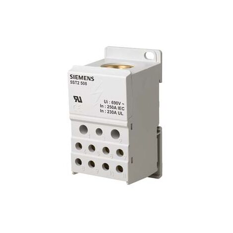 Siemens blocco distributore modulare 1 polo 250a 690v 5st2508