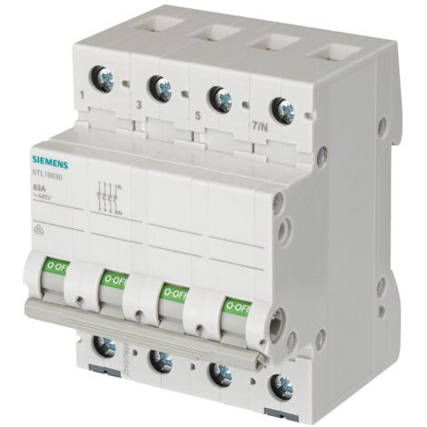 Interruttore Isolamento Siemens 5TL1640-0 serie 5TL, 3P, 40A 5TL 4 Moduli