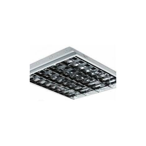 Lampada Plafoniera 4x18W INC 418 B TR Tubo T8 Attacco G13 IP20