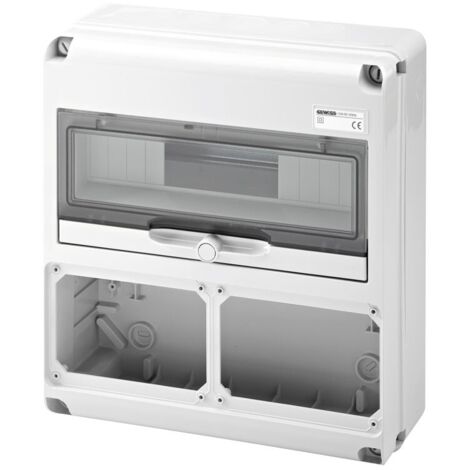 Quadro Gewiss 14 moduli con 2 flange per prese industriali GW68006N (1/2)