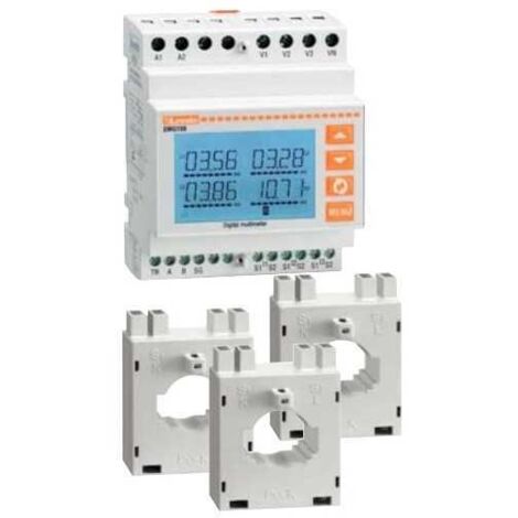 Kit Contatore Di Energia Multimetro DMG100 + 3 TA 150/5A