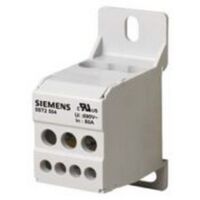 Blocco Distributore a 1 polo, 80A, 690V ingresso: 1x 16 mm2 uscita: 8x 10 mm2 per montaggio su guida DIN