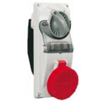 Presa Fissa Interbloccata con base portafusibili per installazione da quadro 3P+T 16A 380-415V 50-60Hz 6H IP66/IP67