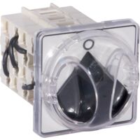 Commutatore da retroquadro con mostrina grigia 67x67 IP65, 4P 40A