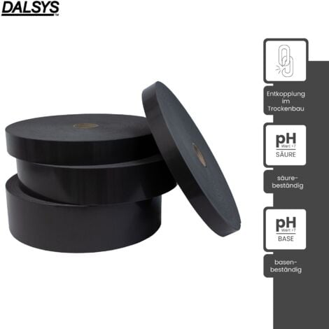 Dalsys Trennwandband, Abdeckband 30m Holzterrasse Unterkonstruktion