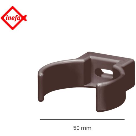INEFA Rohrschelle Clip, PVC-U DN50 / 50mm, Anthrazit INEFA Rohrschelle Clip, PVC-U DN50 / 50mm, Anthrazit