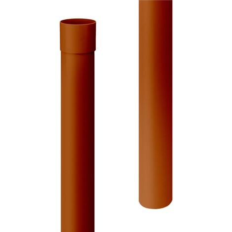 INEFA Fallrohr 100 cm PVC DN 50, 1 Stück, Braun