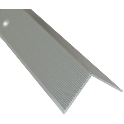 Treppenwinkel Kantenprofil Kantenschutz Alu selbstklebend silber 32x30mm  170cm