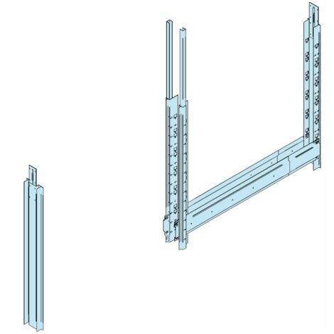 Dalsys Schiebetürsystem Erweiterungssatz für Sonderhöhen CW 75 Silber