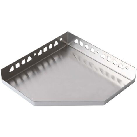 Dalsys Befliesbare Duschablage Ecke, Silber Ablage zum Einfliesen, Edelstahl korrosionsbeständig, Bad Accessoires - Ecke 200mm x 200mm
