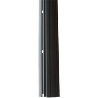 Abdeckprofil für Noppenfolie, PVC Abschlussleiste Abdeckleiste für Grundmauerschutz, einfache Montage, effektiver Schutz - 1m, 1 Stück