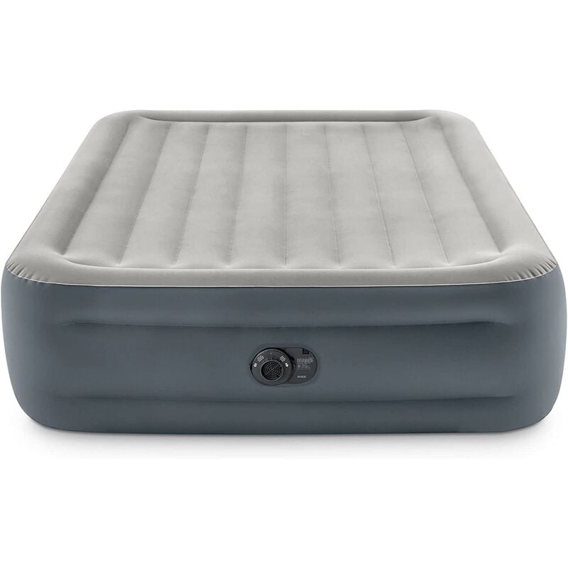 Materasso gonfiabile Intex 64126ND matrimoniale con pompa Airbed Dura-Beam  Essential Rest