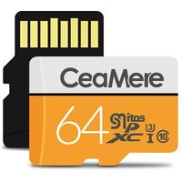 microSD 64GB- Geeignet für Überwachungskameras, Fahrrekorder, Mobiltelefone und Tablets