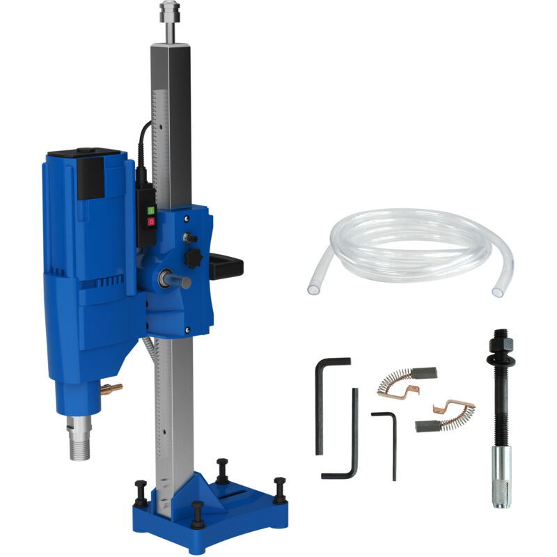 TIMBERTECH® Taladro - con Núcleo de Diamante, Soporte, 3900 W, 580 r/min, Ø15-205 mm, de Metal - Taladradora, Máquina de Perforación, Herramientas para Bricolaje, Perforación en Húmedo y Seco