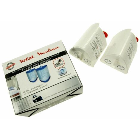 Cartuchos filtrantes (x2) para plancha SIMPLY y PURELY XD9030E0, FS-9100017944 MOULINEX
