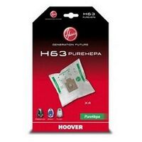 H63 caja de 4 bolsas pure Hepa 35600536, 09200245 HOOVER