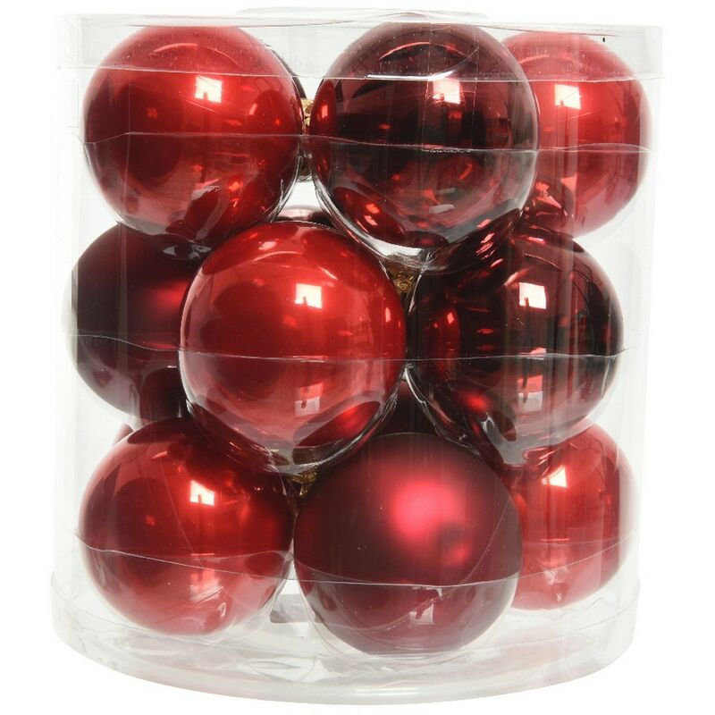 Lote De 6 Bolas De Navidad (D80 Mm) En Vidrio Etoile Polaire Blanco Lana - Bola Y