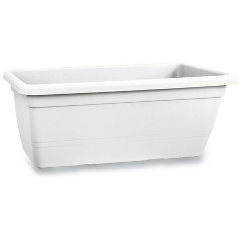 Caja de flores Anthea 80 cm  Blanco - 80 cm