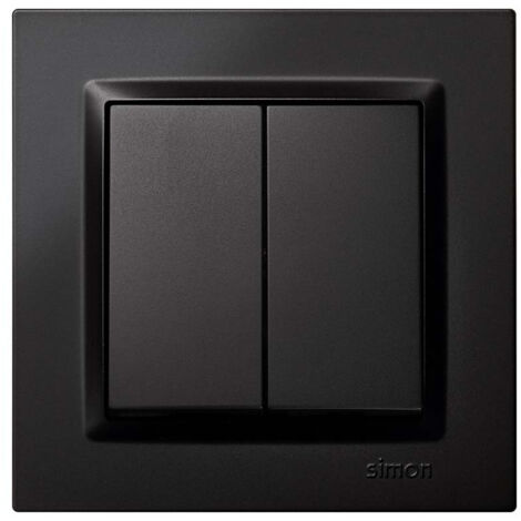 DOBLE CONMUTADOR NEGRO S10