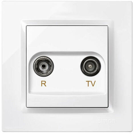 Toma television final simon s10 blanco (1/3)
