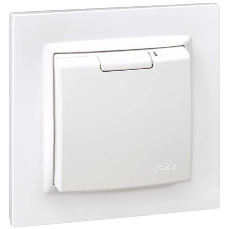 Base Enchufe Monobloc Ip44 Schuko Tt Blanco Marca Simon con Ofertas en
