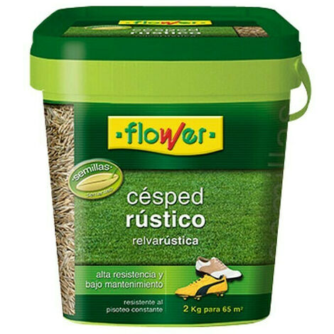 Semillas césped rústico cubo 2Kg flower