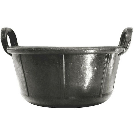 Capazo goma RATIO negro 18L